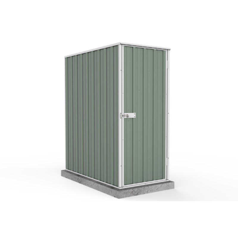 Absco Ezislim Flat Roof Garden Shed 0 78m X 1 52m 80m 08151fk Absco Colorbond Ezislim Flat Roof Garden Shed Small Sheds 0 78m X 1 52m 80m