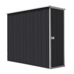 Spanbilt Yardsaver Yardstore Slimline F26-S 2.10m x 0.72m x 1.80m Flat Roof Garden Shed Medium Garden Sheds