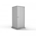 Absco Skillion Garden Shed Small Garden Sheds Colorbond 0.78m  x 0.78m x 1.80m 08081FK 