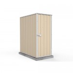 Absco Colorbond Ezislim Flat Roof Garden Shed Small Garden Sheds 0.78m x 1.52m x 1.80m 08151FK 