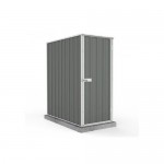 Absco Colorbond Ezislim Flat Roof Garden Shed Small Garden Sheds 0.78m x 1.52m x 1.80m 08151FK 