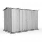 Absco 30152GK 3.00m x 1.52m x 1.95m Double Door Gable Garden Shed Large Garden Sheds Colorbond