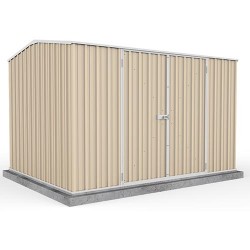Absco 30232GK 3.00m x 2.26m x 2.00m Gable Garden Shed Large Garden Sheds Colorbond Double Door
