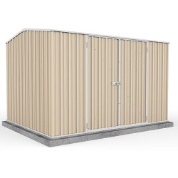 Absco  Eco-Nomy 30232GECOK 3.00m x 2.26m x 2.00m Gable Garden Shed Large Garden Sheds Colorbond Double Door