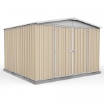 Absco Colorbond Double Door Gable Garden Shed Large Garden Sheds 3.00m x 2.92m x 2.06m 30292RK 