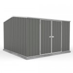 Absco Colorbond Double Door Gable Premier Garden Shed Large Garden Sheds 3.00m x 3.00m x 2.06m 30302GK 