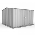 Absco Eco-Nomy Colorbond Double Door Gable Premier Garden Shed Large Garden Sheds 3.00m x 3.00m x 2.06m 30302GECOK 