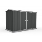 Absco 30152GK 3.00m x 1.52m x 1.95m Double Door Gable Garden Shed Large Garden Sheds Colorbond