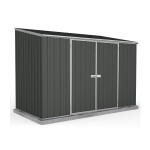 Absco 30152SK 3.00m x 1.52m x 2.08m Double Door Skillion Garden Shed Large Garden Sheds Colorbond