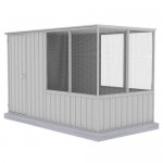 Absco Flat Roof Aviary Flat Roof 1.52m x 2.96m x 1.80m 15301FKFD