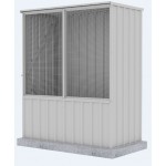 Absco Flat Roof Aviary Flat Roof 1.52m x 0.78m x 1.80m  A15081FKFD