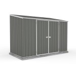 Absco 30152SK 3.00m x 1.52m x 2.08m Double Door Skillion Garden Shed Large Garden Sheds Colorbond