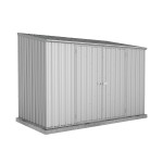 Absco 30152SK 3.00m x 1.52m x 2.08m Double Door Skillion Garden Shed Large Garden Sheds Colorbond