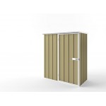 EasyShed Bespoke Flat Roof Garden Shed Small Garden Sheds 1.52m x 0.78m x 1.82m EF-S1508-Bespoke