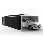 EasyShed Colour Garage Shed Single Garages 6.00m x 3.75m x 2.48m ETGAR-6038 