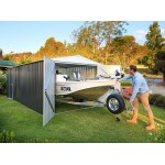 EasyShed Colour Garage Shed Single Garages 7.50m x 3.00m x 2.10m EGAR7530 