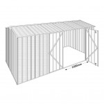 EasyShed Colour Gable Truss Roof Workshop Garden Shed Extra Large Garden Sheds 4.50m x 2.25m x 2.35m ETT-D4523 