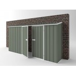 EasyShed Colour Off The Wall Garden Shed Large Garden Sheds 3.75m x 0.78m x 1.95m EWD3808 