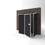 EasyShed Off The Wall Garden Shed Small Garden Sheds 1.50m x 0.78m x 1.95m EWS1508 