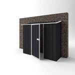 EasyShed Colour Off The Wall Garden Shed Medium Garden Sheds 2.25m x 0.78m x 1.95m EWS2308 