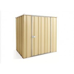 Spanbilt Yardstore F54-S 1.76m x 1.41m x 1.80m Flat Roof Garden Shed Small Garden Sheds 