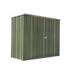 Spanbilt Yardstore F62-D Colour 2.10m x 0.72m x 1.80m Flat Roof Garden Shed Medium Garden Sheds 