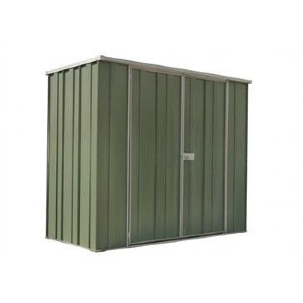 Spanbilt Yardstore F62-D Colour 2.10m x 0.72m x 1.80m Flat Roof Garden Shed Medium Garden Sheds 