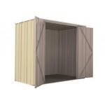 Spanbilt Yardstore F62-D Colour 2.10m x 0.72m x 1.80m Flat Roof Garden Shed Medium Garden Sheds 