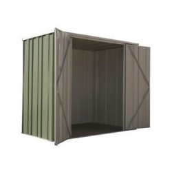 Spanbilt Yardstore F64-D 2.10m x 1.41m x 1.80m Flat Roof Garden Shed Medium Garden Sheds 