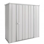 Spanbilt Yardsaver Yardstore Slimline F52-S Colour 1.76m x 0.72m x 1.80m Flat Roof Garden Shed Small Garden Sheds