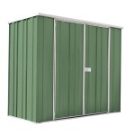 Spanbilt Yardstore F63-D Colour 2.10m x 1.07m x 1.80m Flat Roof Garden Shed Medium Garden Sheds 