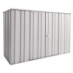 Spanbilt Yardstore F63-D Colour 2.10m x 1.07m x 1.80m Flat Roof Garden Shed Medium Garden Sheds 