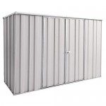 Spanbilt Yardstore F83-D Colour 2.105m x 1.41m x 1.80m Flat Roof Garden Shed Medium Garden Sheds 