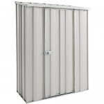 Spanbilt Yardstore S42-S Colour 1.40m x 0.72m x 1.97m Skillion Roof Garden Shed Small Garden Sheds