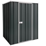 Spanbilt Yardstore F44-S 1.41m x 1.41m x 1.80m Flat Roof Garden Shed Medium Garden Sheds