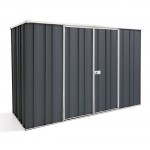 Spanbilt Yardstore F83-D Colour 2.105m x 1.41m x 1.80m Flat Roof Garden Shed Medium Garden Sheds 