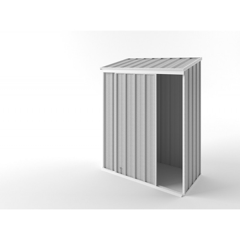 EasyShed Skillion Narrow Slider Garden Shed 1.50m x 0.78m 