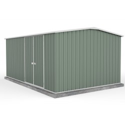 Absco 45302WK 4.48m x 3.00m x 2.06m Gable Workshop Shed Extra Large Garden Sheds Colorbond